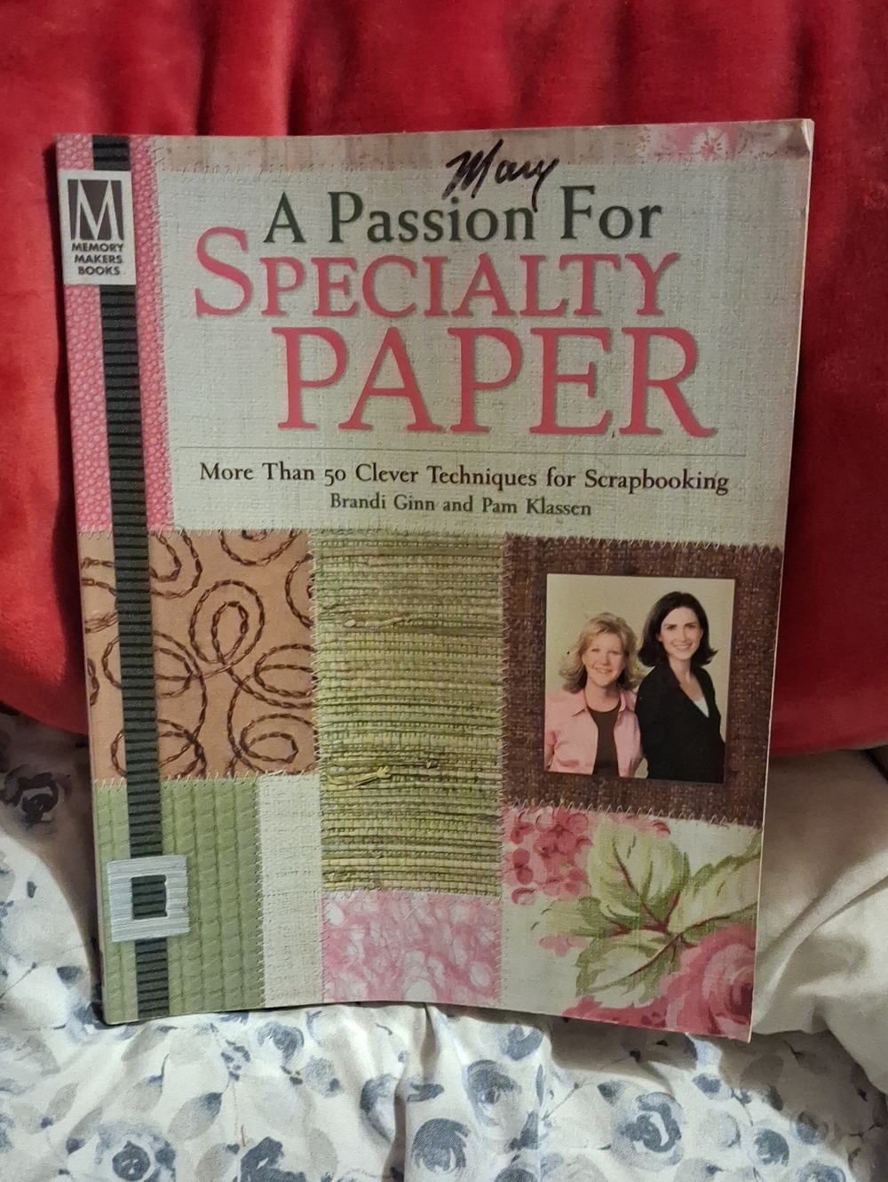 Memory Makers 'A Passion for Specialty Paper' Book - Pink